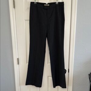 J Brand wide leg gray wool trouser pants long tall size 6
